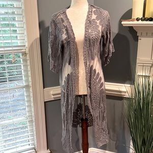 New with tags grey Lacey duster